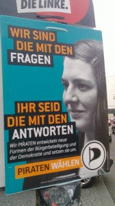 Pirate Party Poster, Berlin 2011