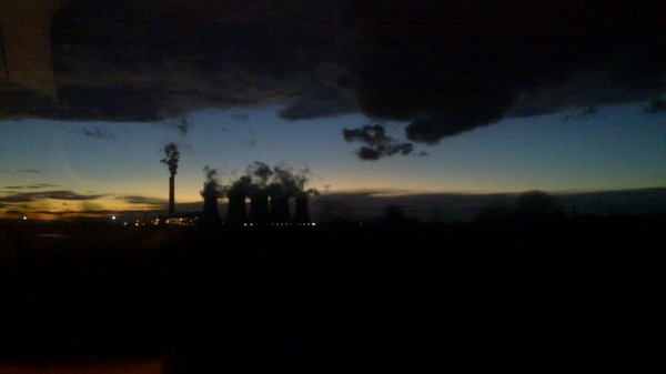 Cooling Towers at sunset