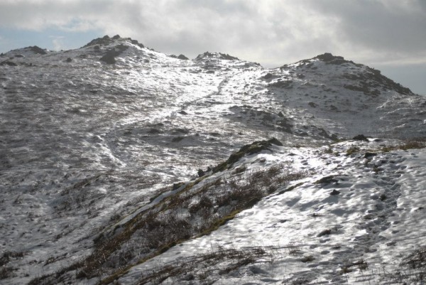 Sun on Snow on Loughrigg Fell