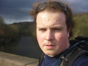 Crossing the River Irwell in Kearsley