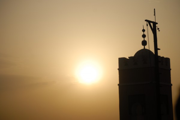Koutoubia Mosque at dusk...