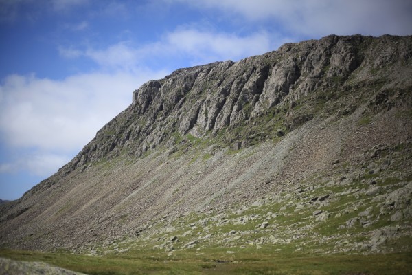 Bowfell from three tarns...