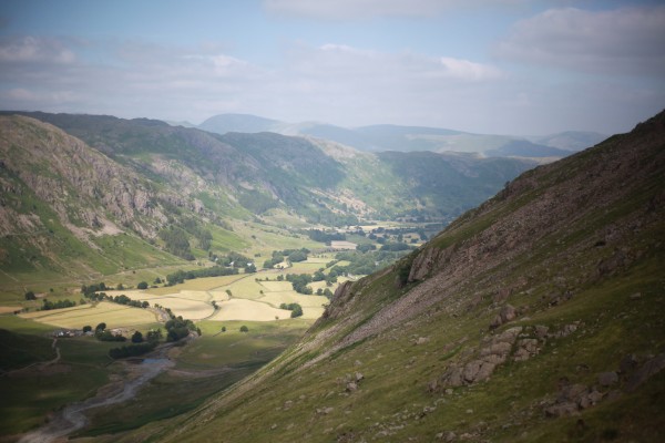 Langdale from the descentf rom Crinkle Crags