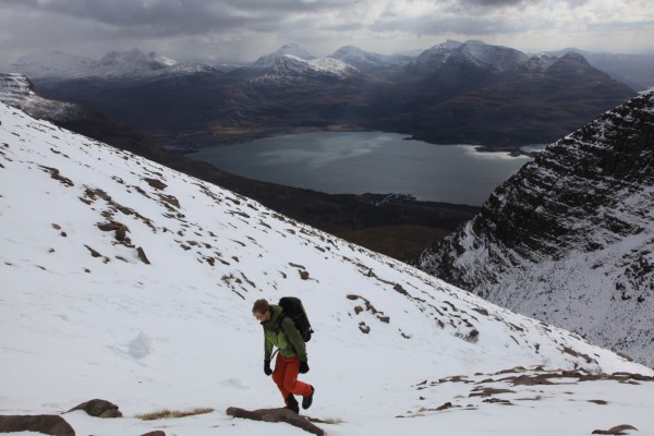 Jonathan Davey hiking in Torridon 2013. © Tim Dobson. CC-BY-SA 3.0