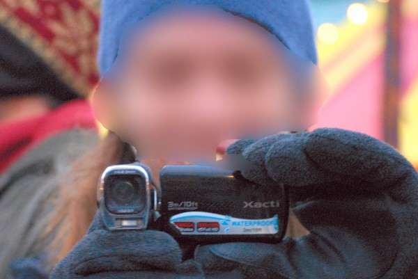 Would you be happy to be filmed by faceless figures wherever you went?